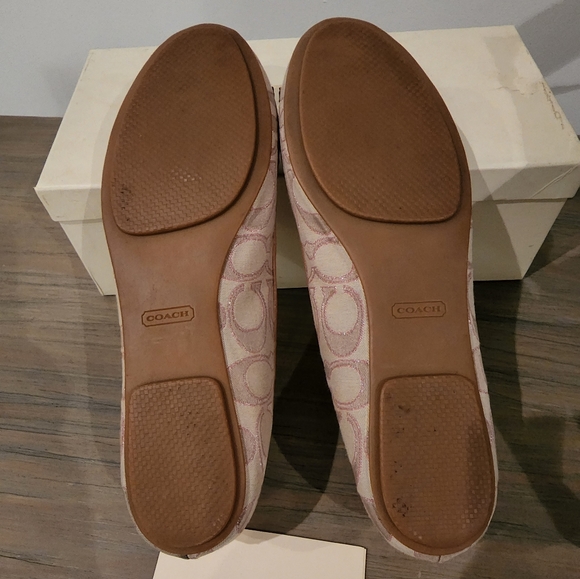 Coach flats, cream/pink, Size 40 - Picture 4 of 4